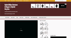 Desktop Screenshot of hybridbikesreviews.com